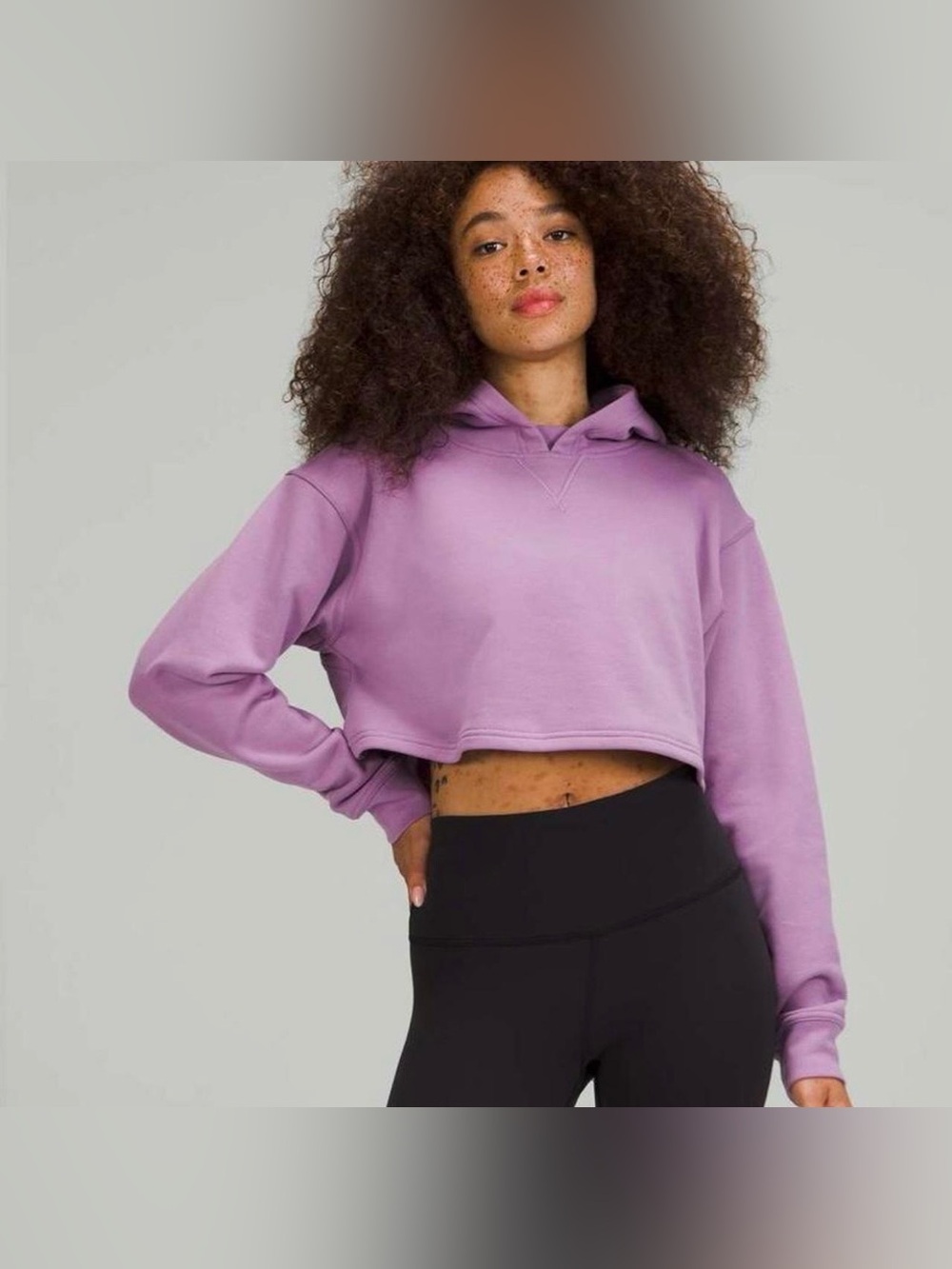 Lululemon All Yours Cropped Hoodie Sz 6